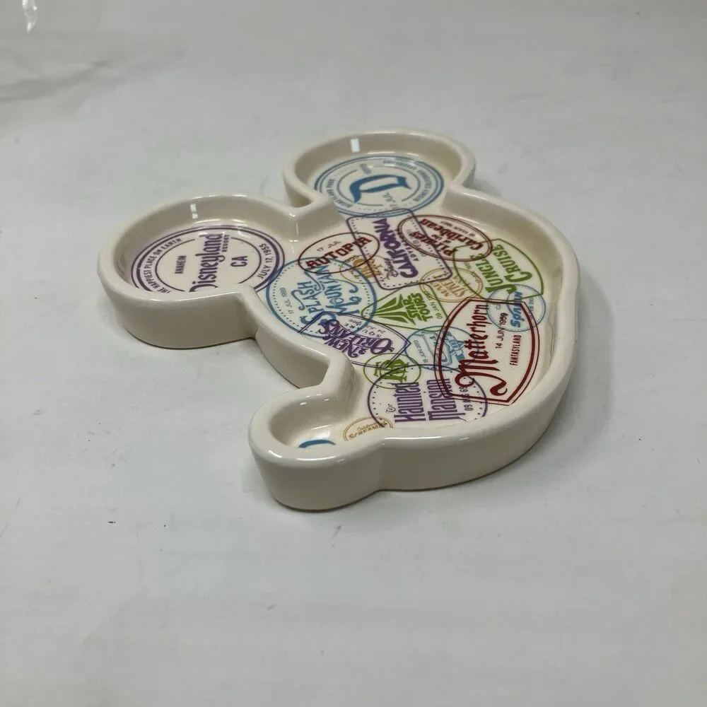 Disneyland Resort Mickey Mouse Ceramic Trinket Dish Catchall Haunted Mansion NEW